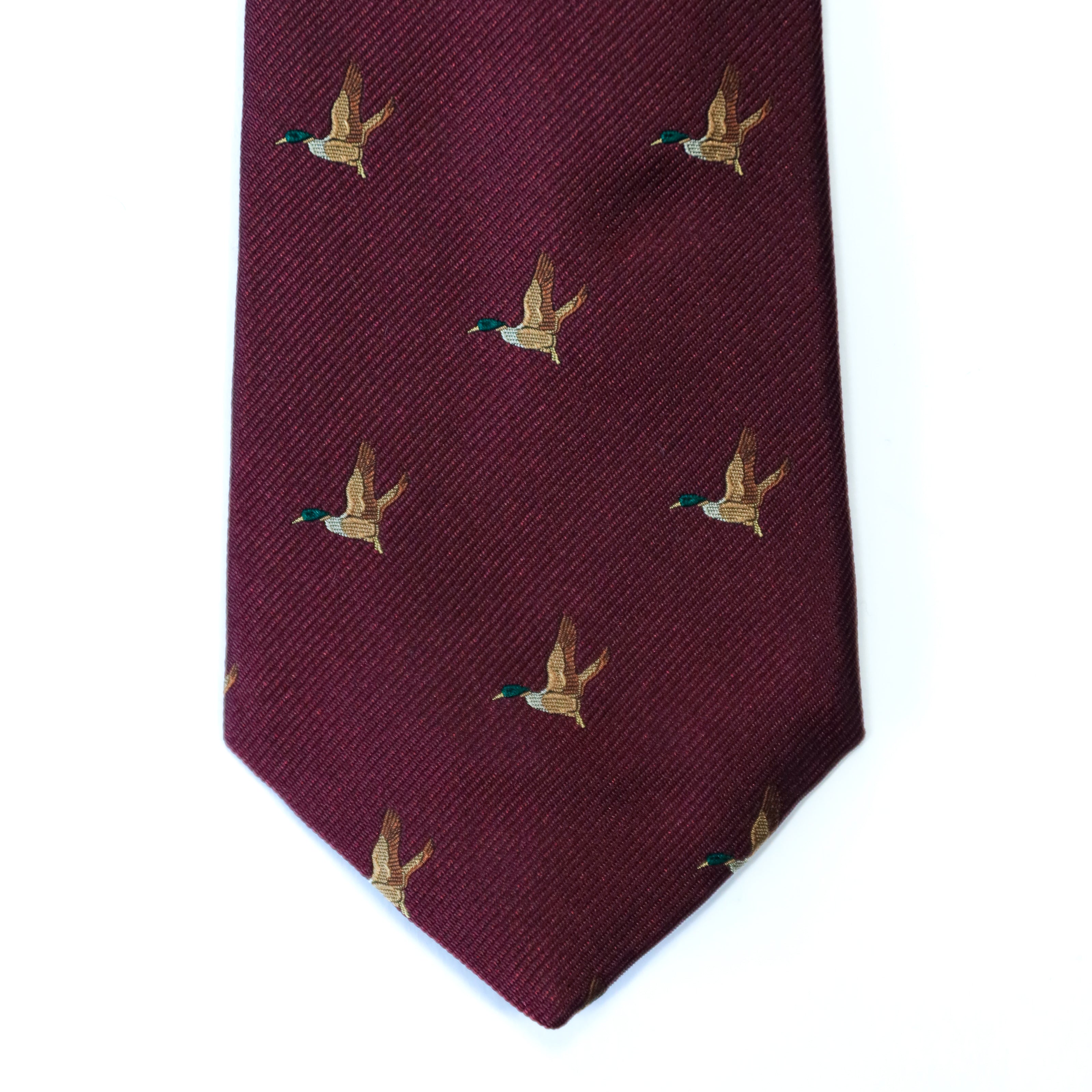 Atkinsons - Silk Faille Tie: Mallard