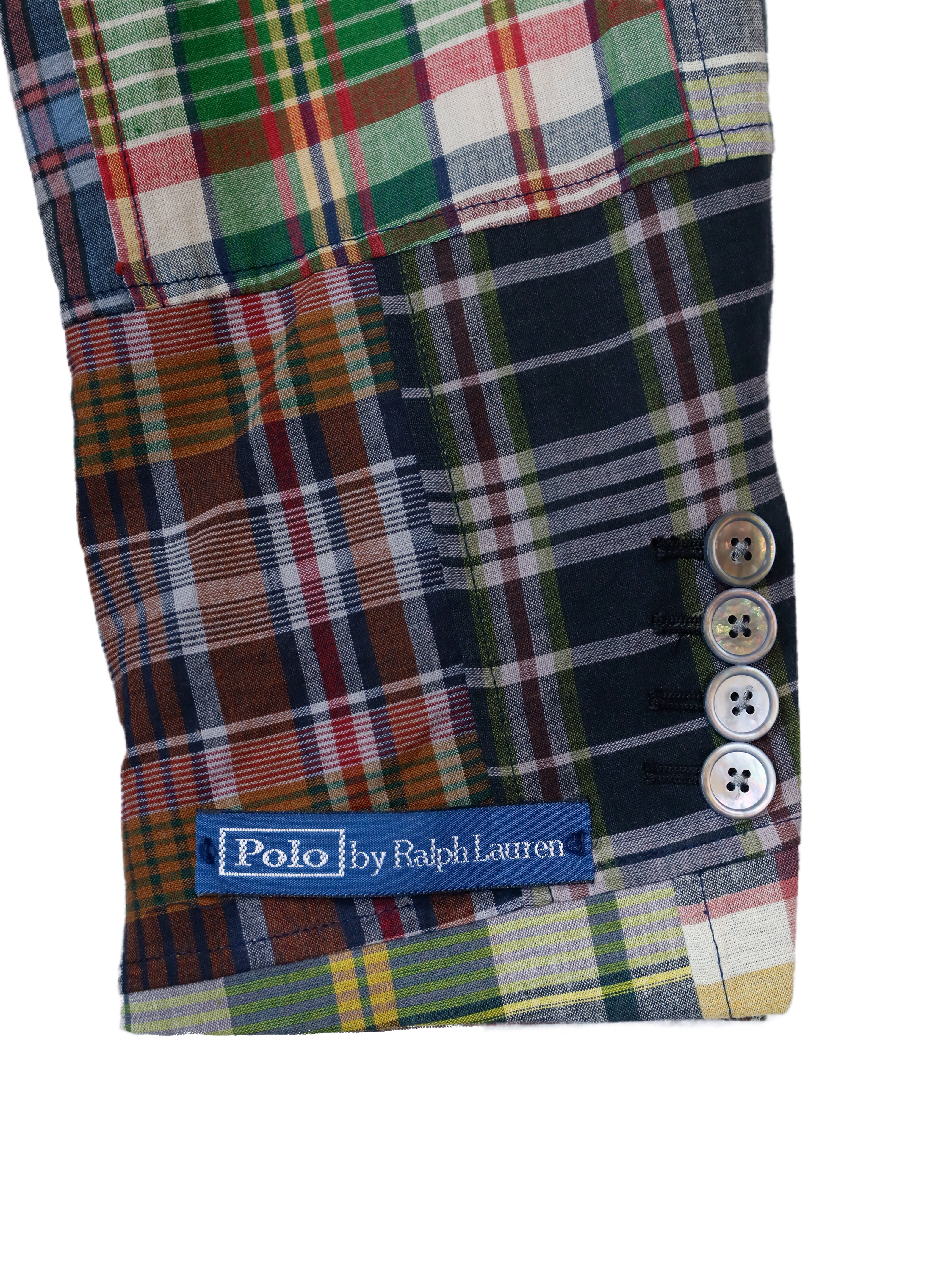 Polo Ralph Lauren - Bleeding Madras Patchwork 'Polo Soft' Jacket