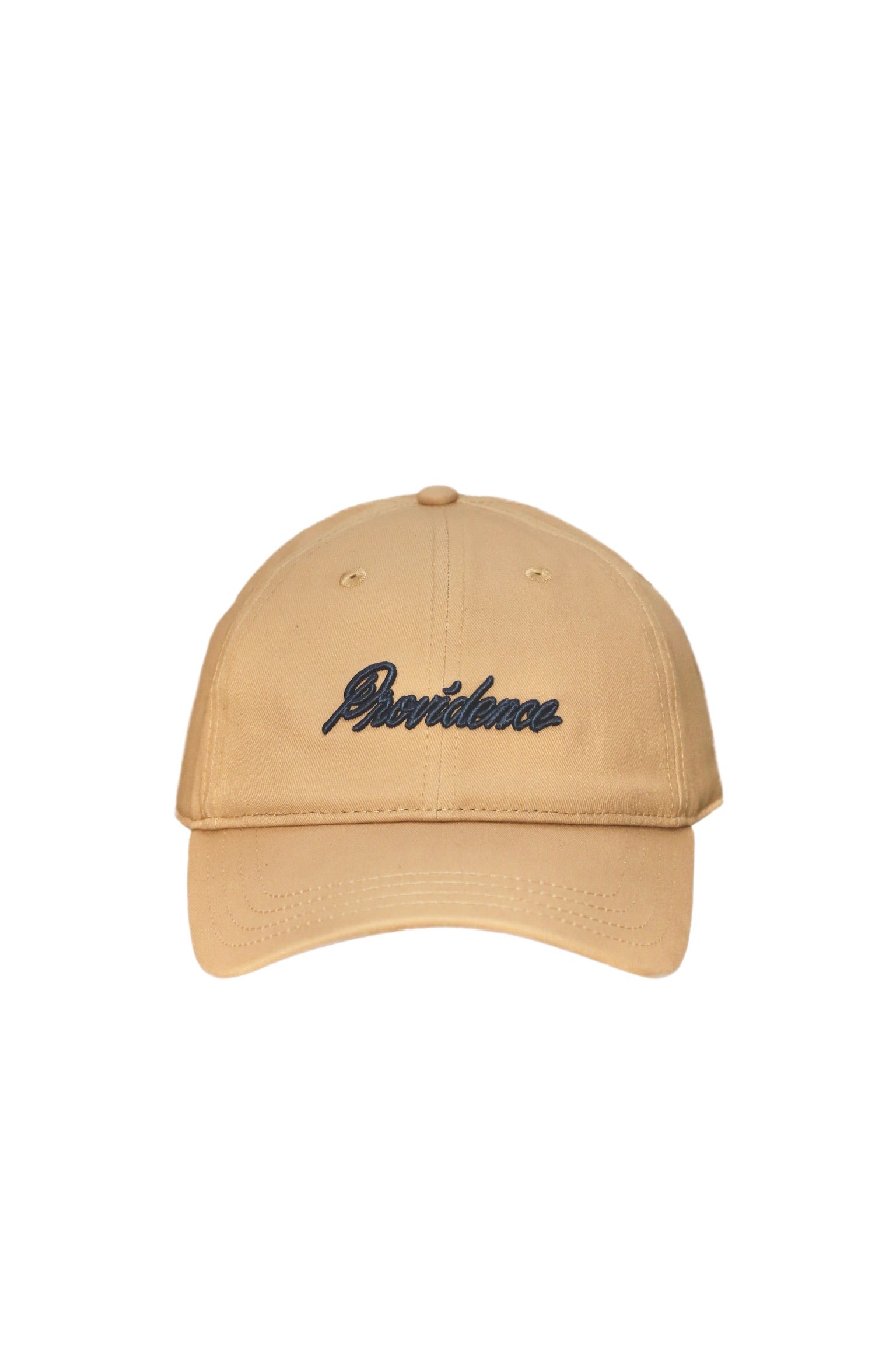 Providence - Embroidered Shop Cap in Khaki