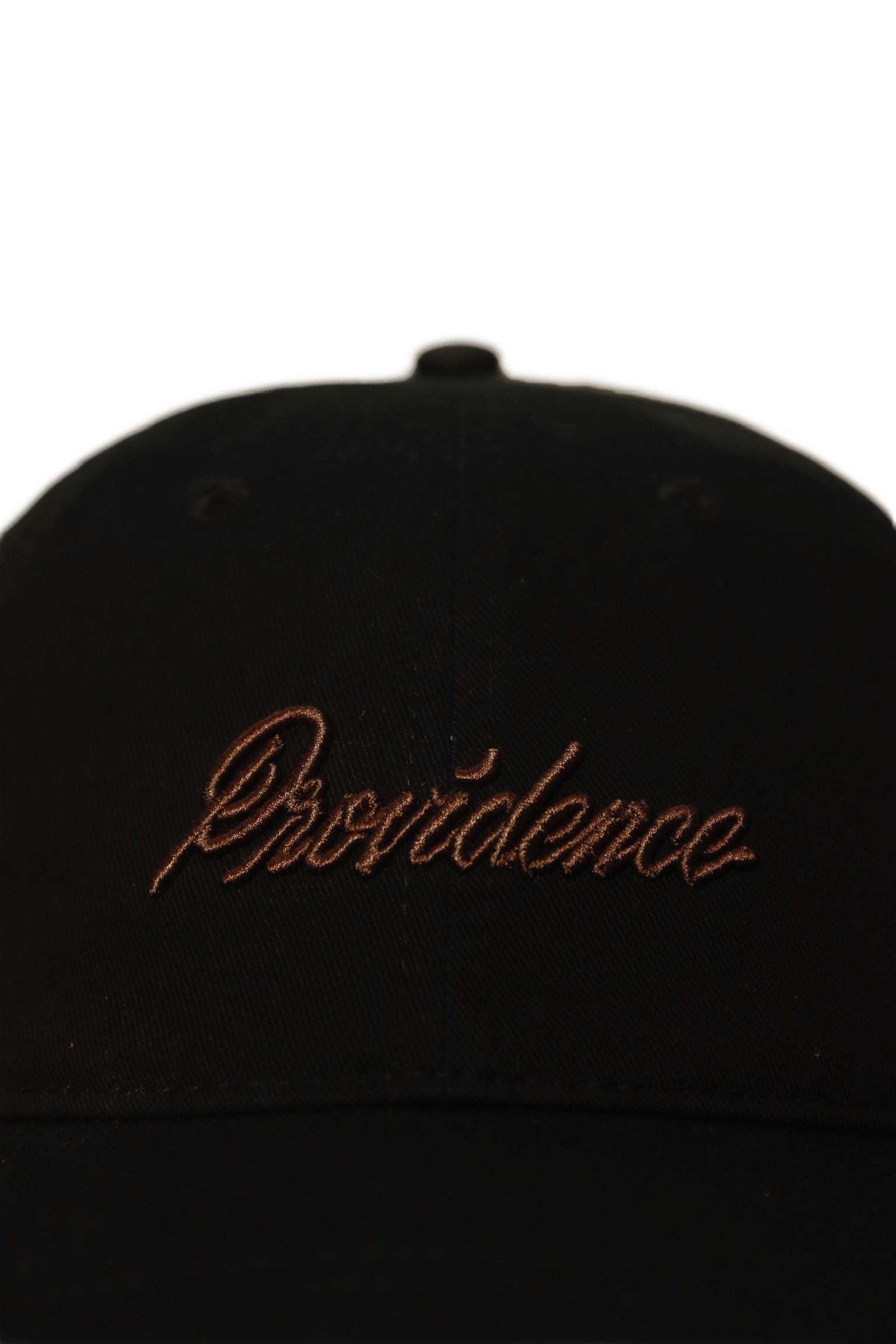 Providence - Embroidered Shop Cap in Black