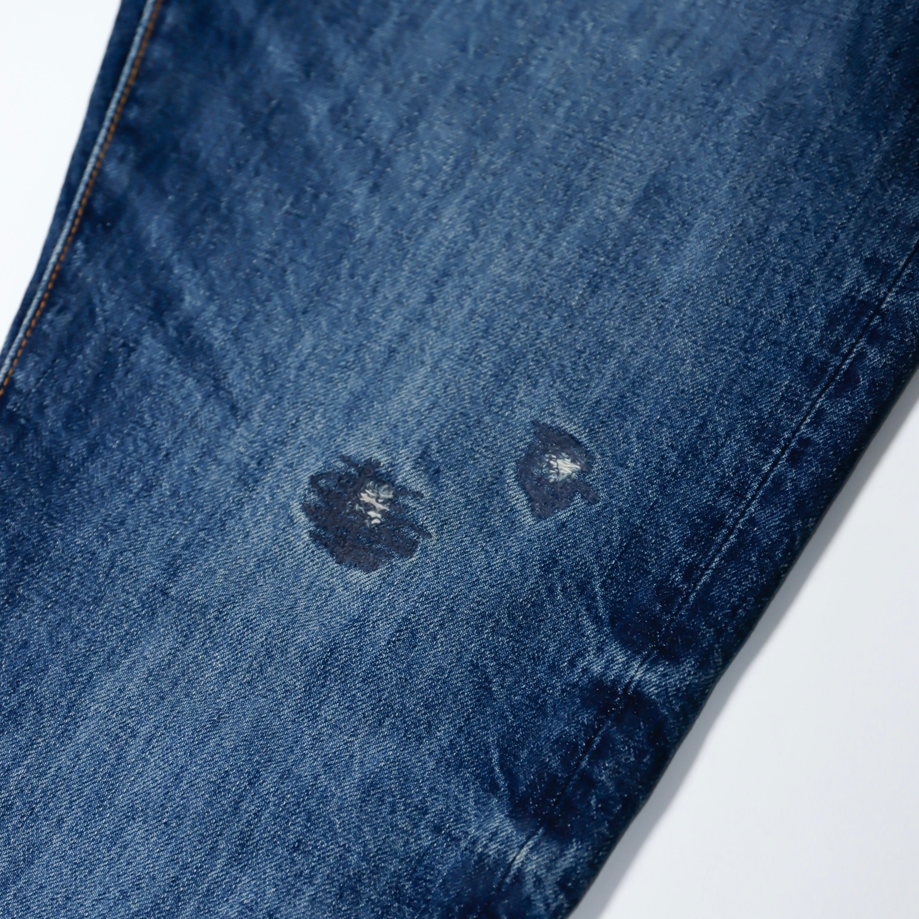 Polo Ralph Lauren - Varick Slim Straight Jean: Rip and Repair