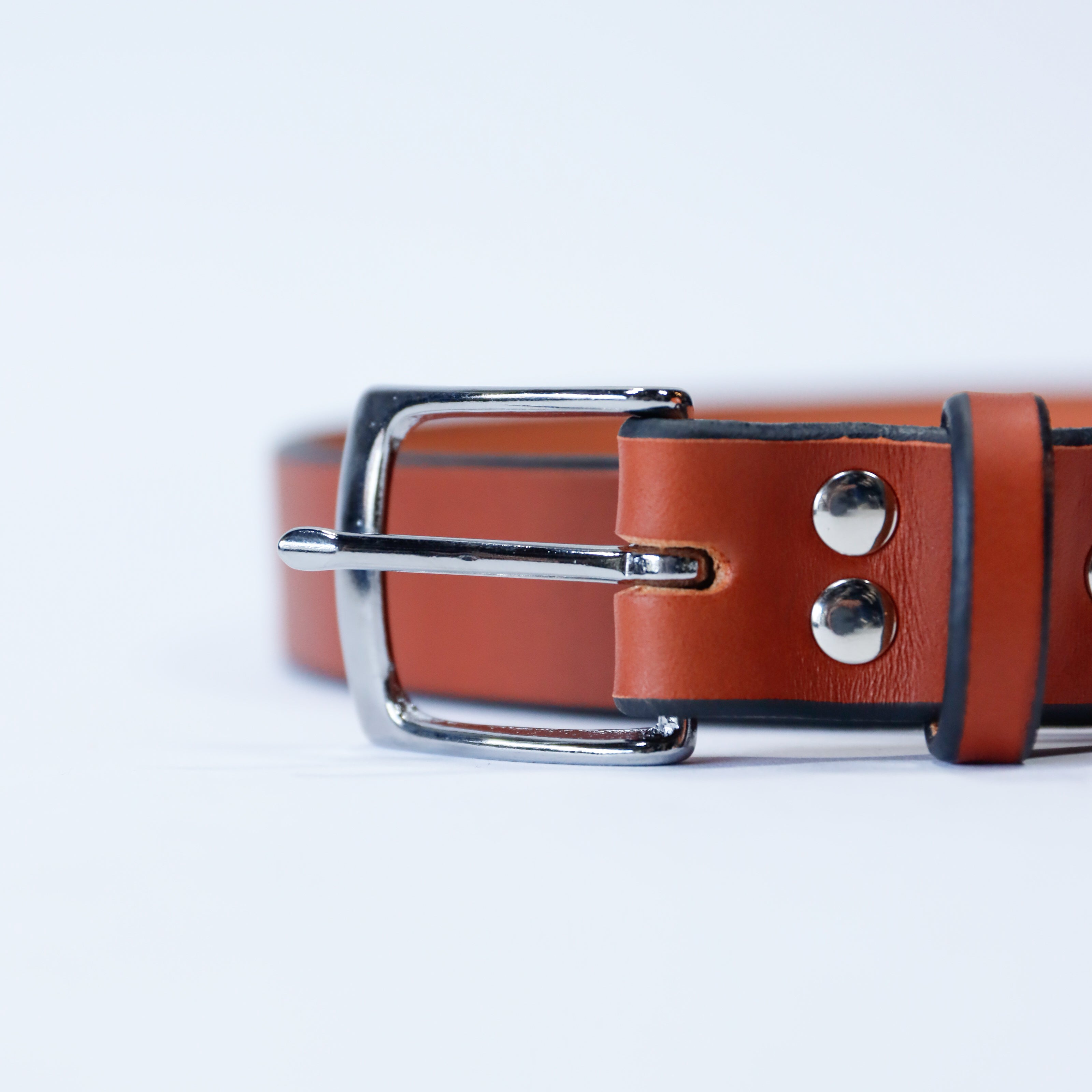Providence - Formal Leather Belt in Copper