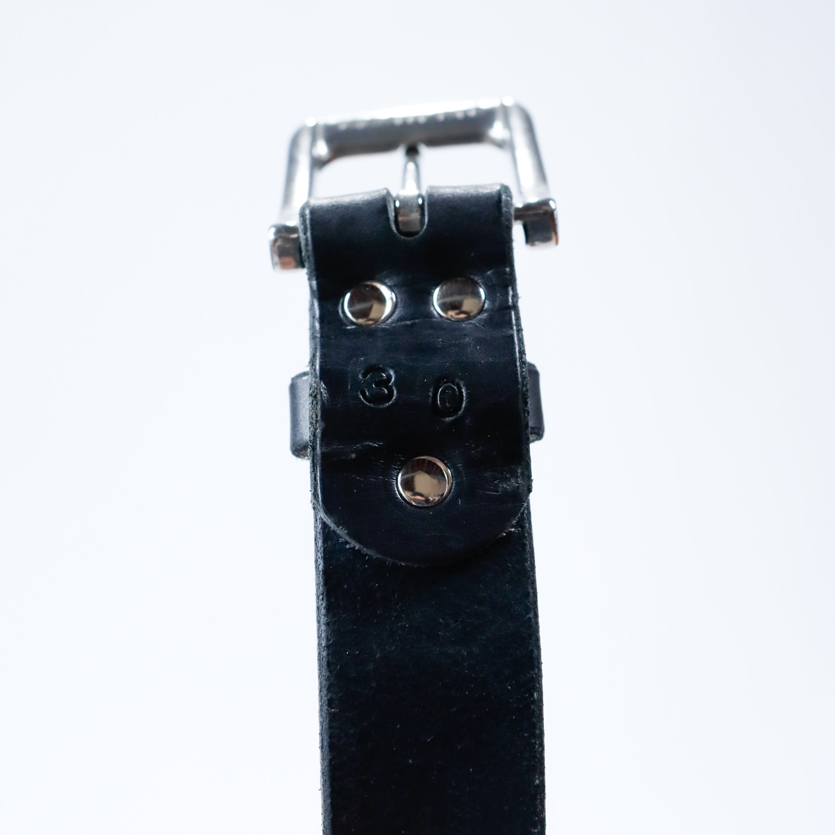 Providence - Casual Leather Belt in Black