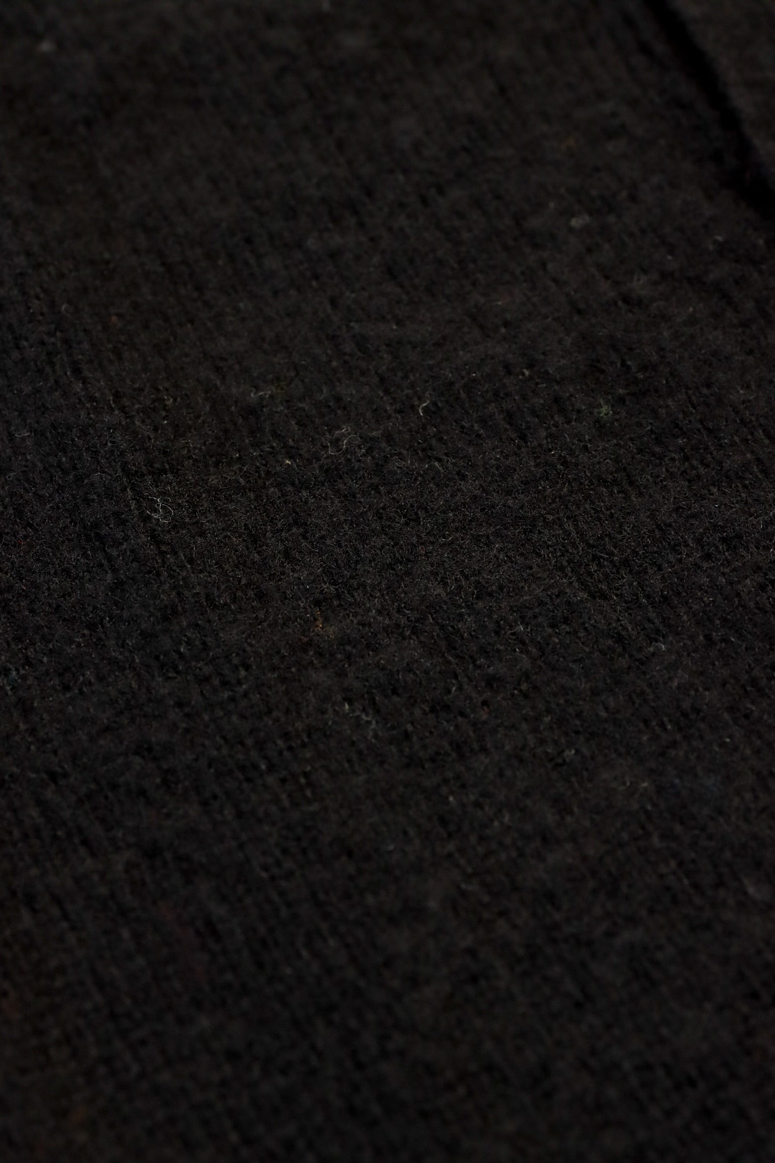 Harley of Scotland - Shaggy Cardigan in Black