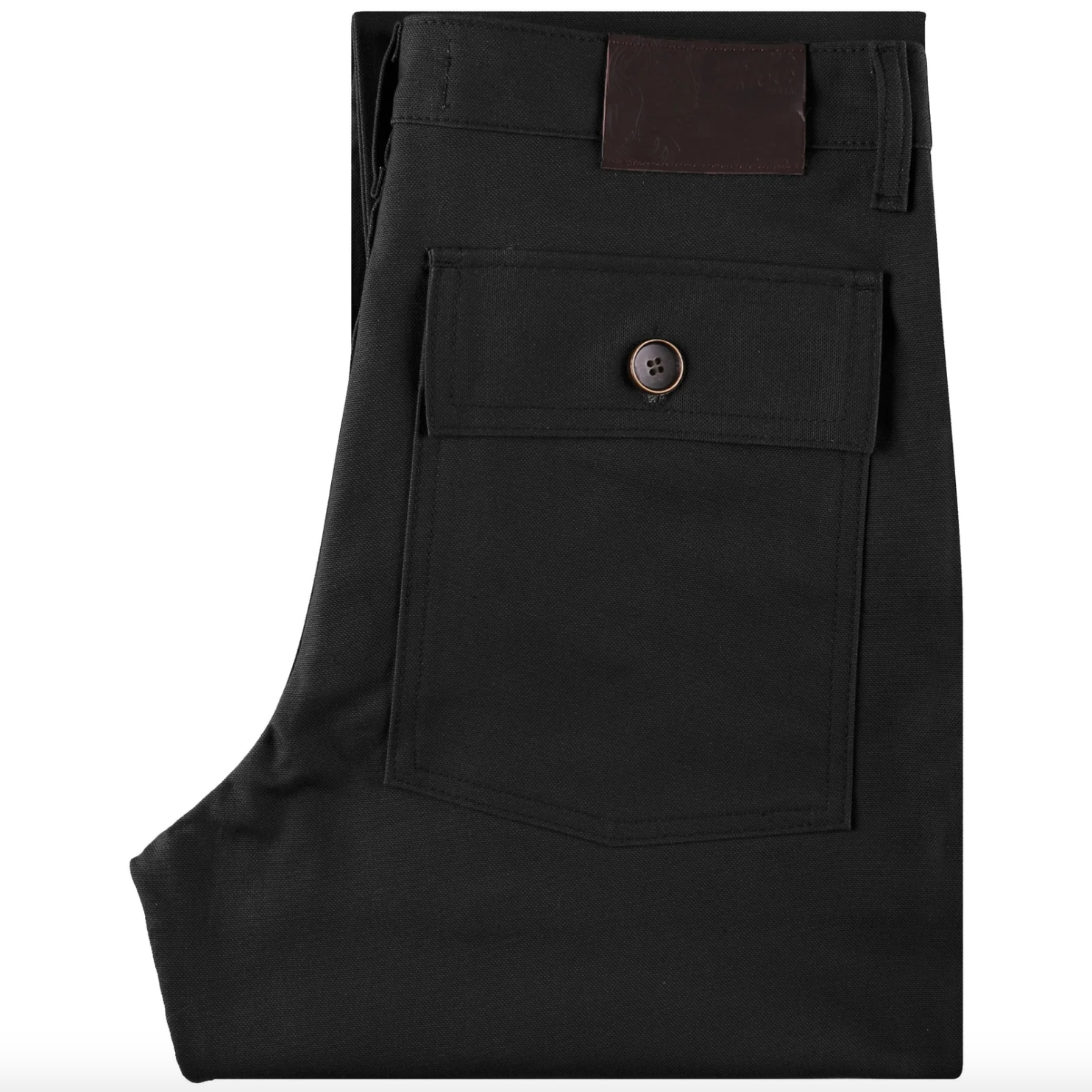 Naked & Famous- Work Pant Black Canvas
