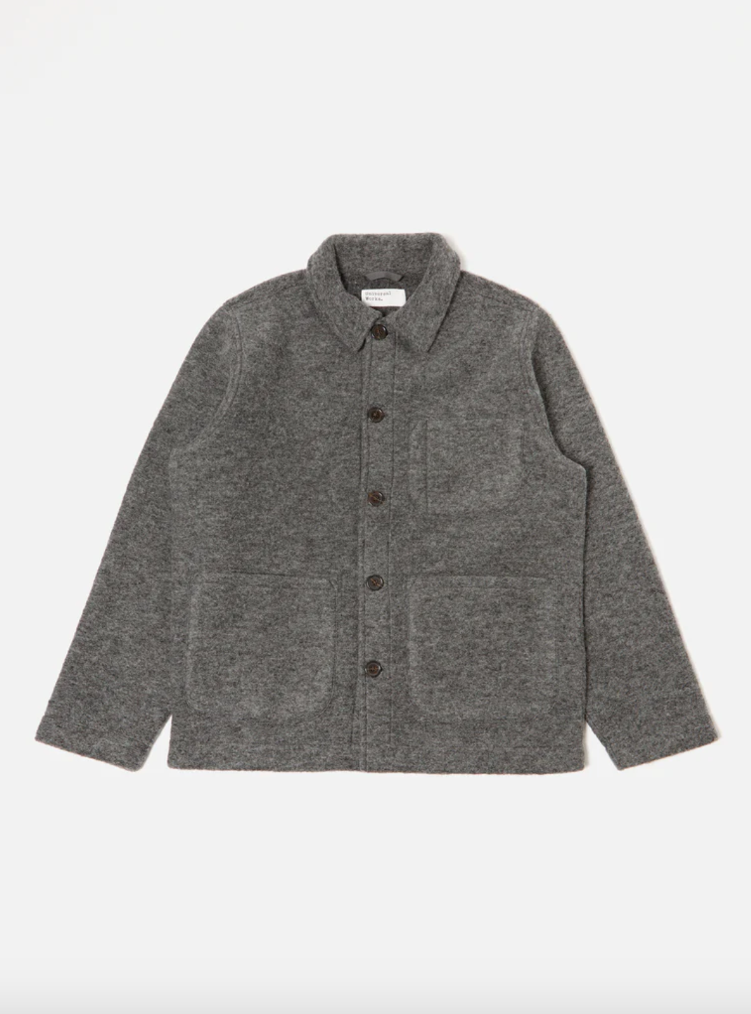 Universal Works- Field Jacket Wool Fleece Grey