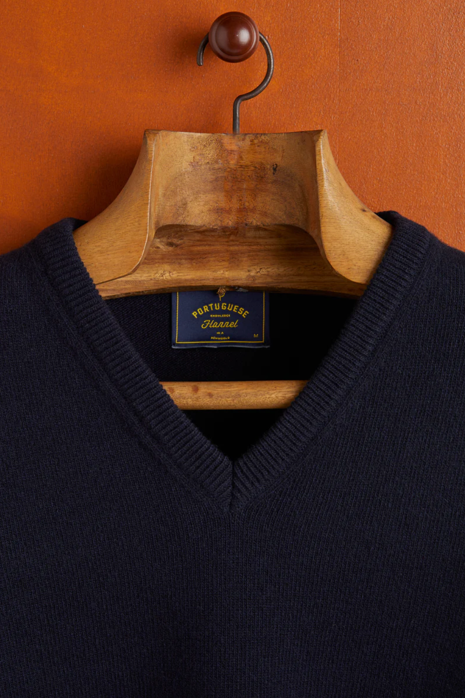 Portuguese Flannel- Extra Fine Merino Wool Sweater Vneck