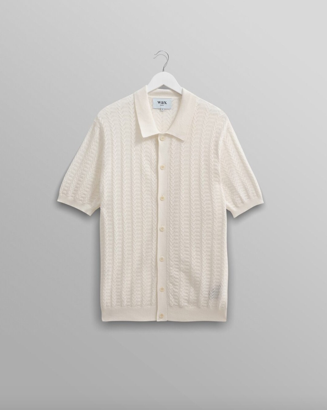 Wax London- Tellaro Shirt Pointelle Ecru