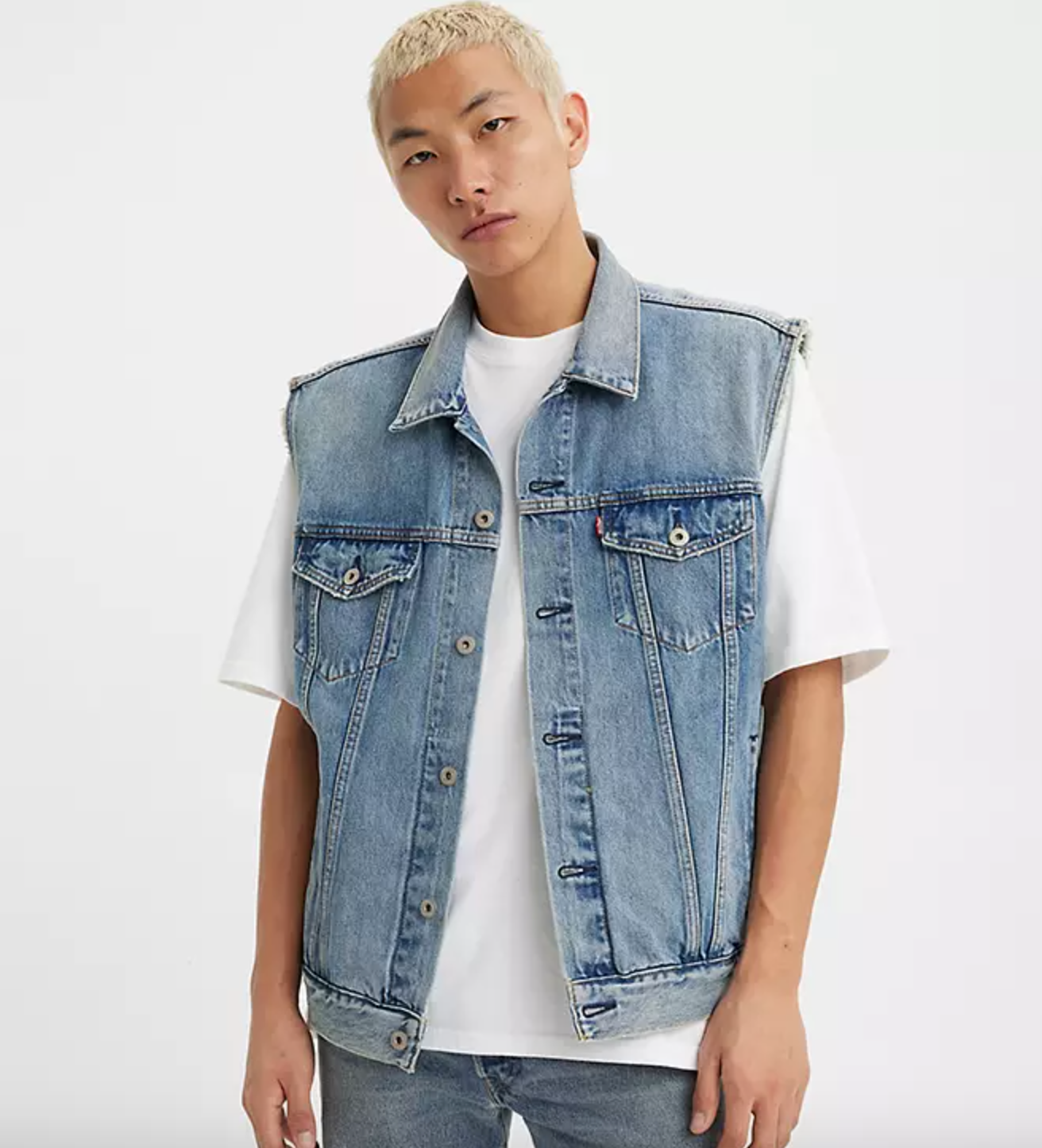 Levi's- Relaxed Trucker Vest Kentucky Blue Vest