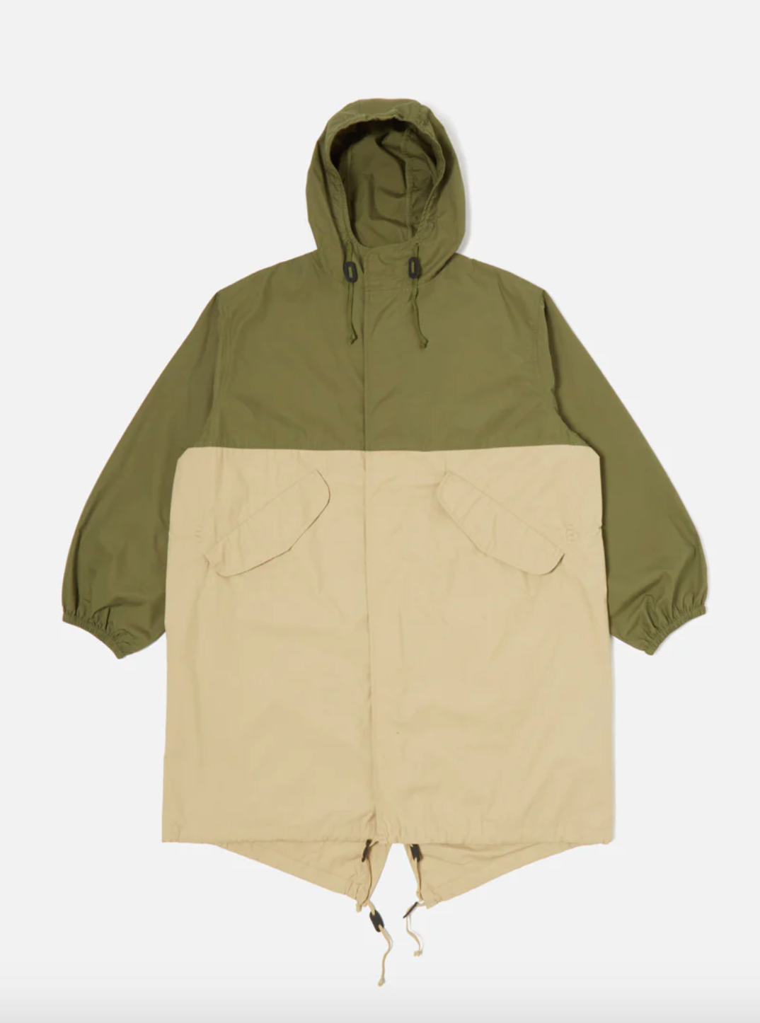 Universal Works- Beach Parka Olive/Sand