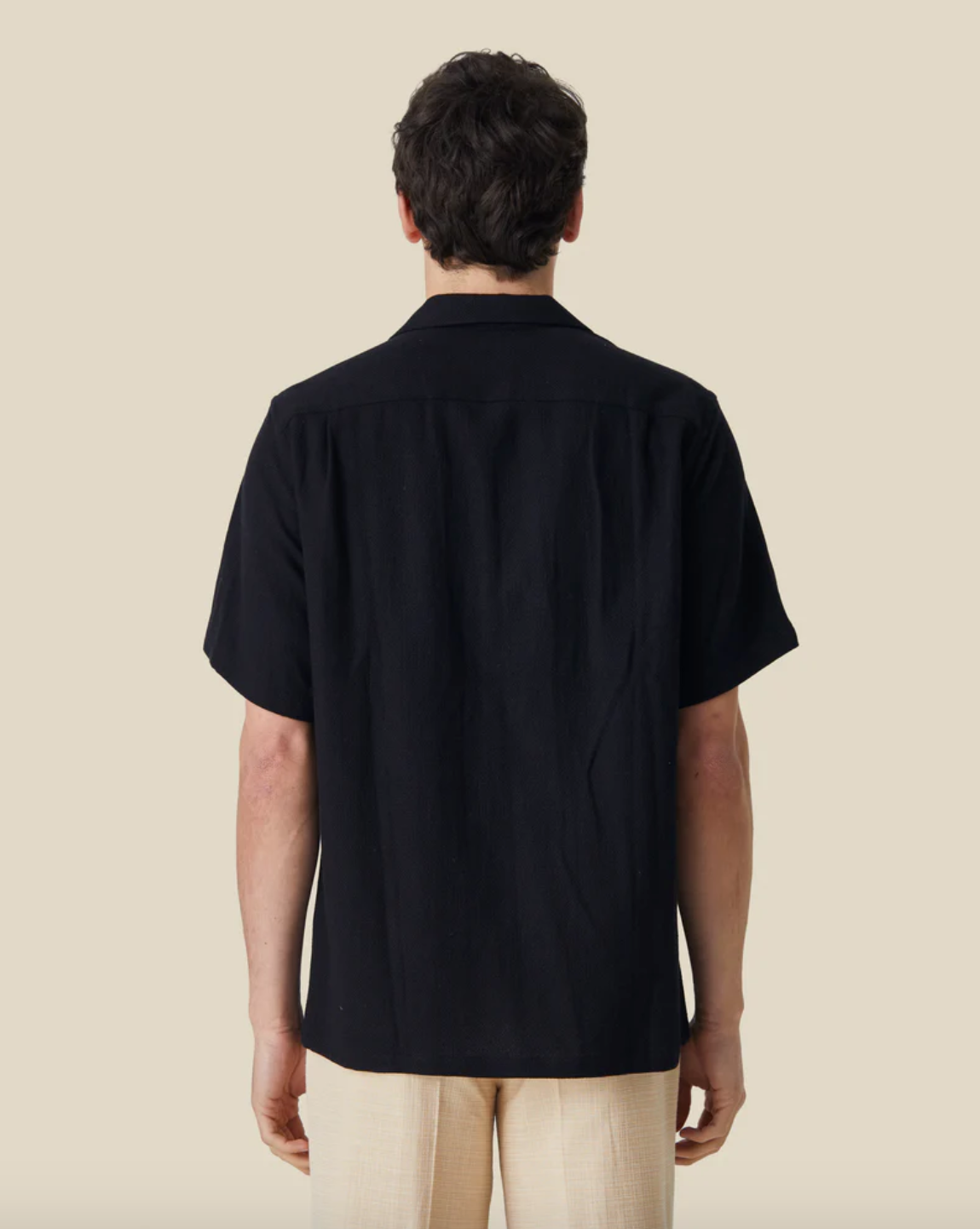 Portuguese Flannel- Pique Black