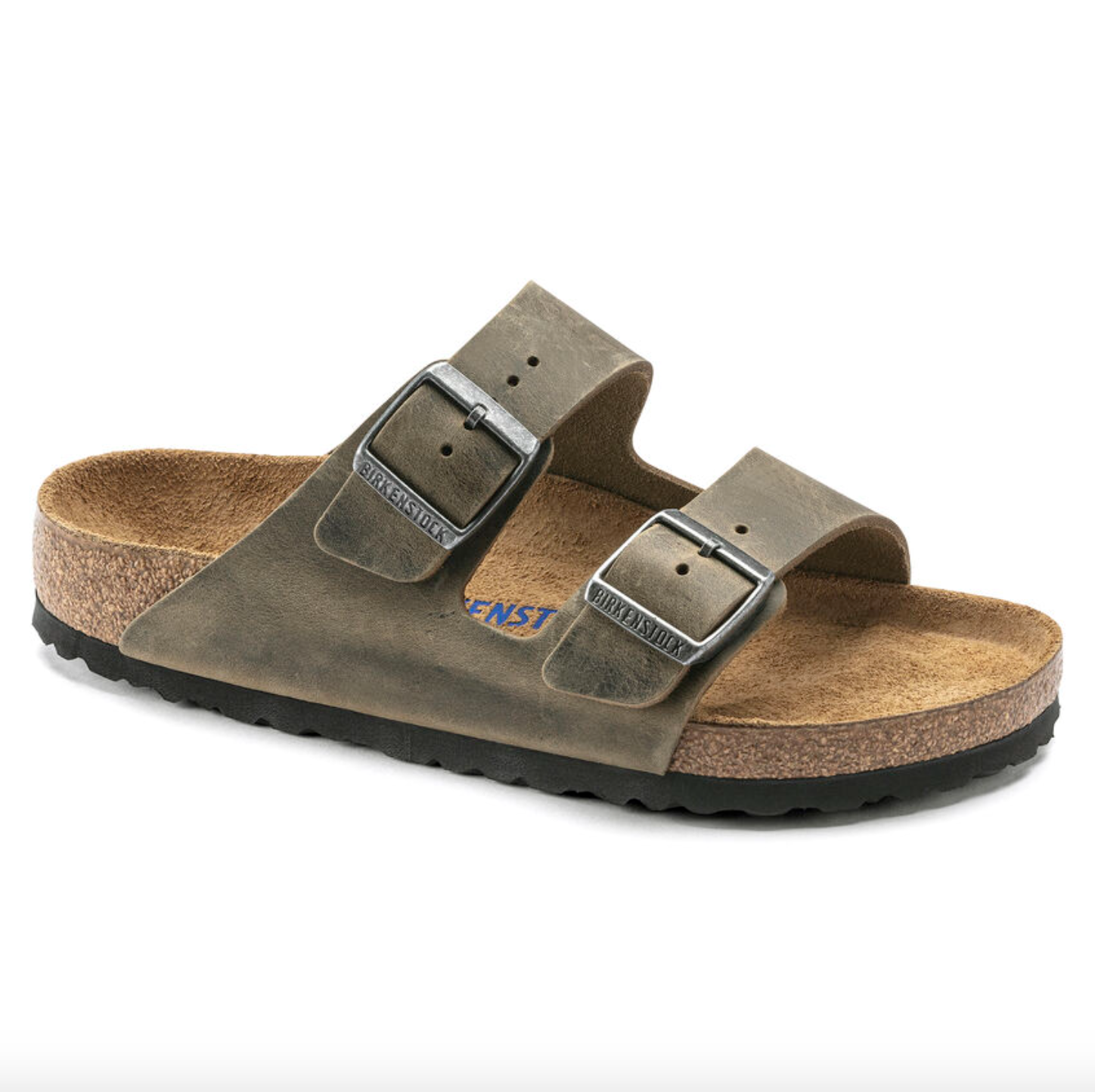 Birkenstock- Arizona Soft Footbed Faded Khaki