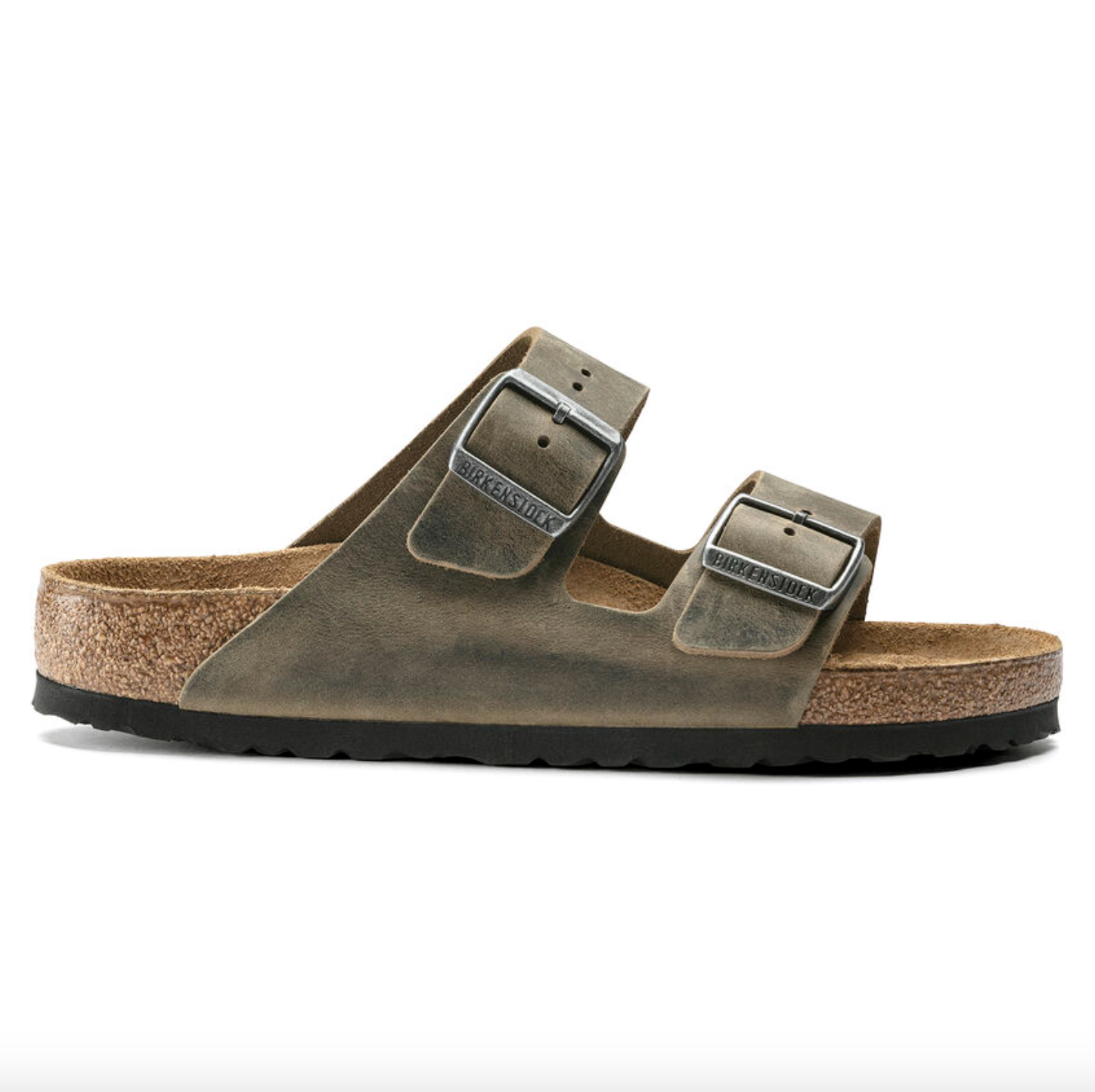 Birkenstock- Arizona Soft Footbed Faded Khaki