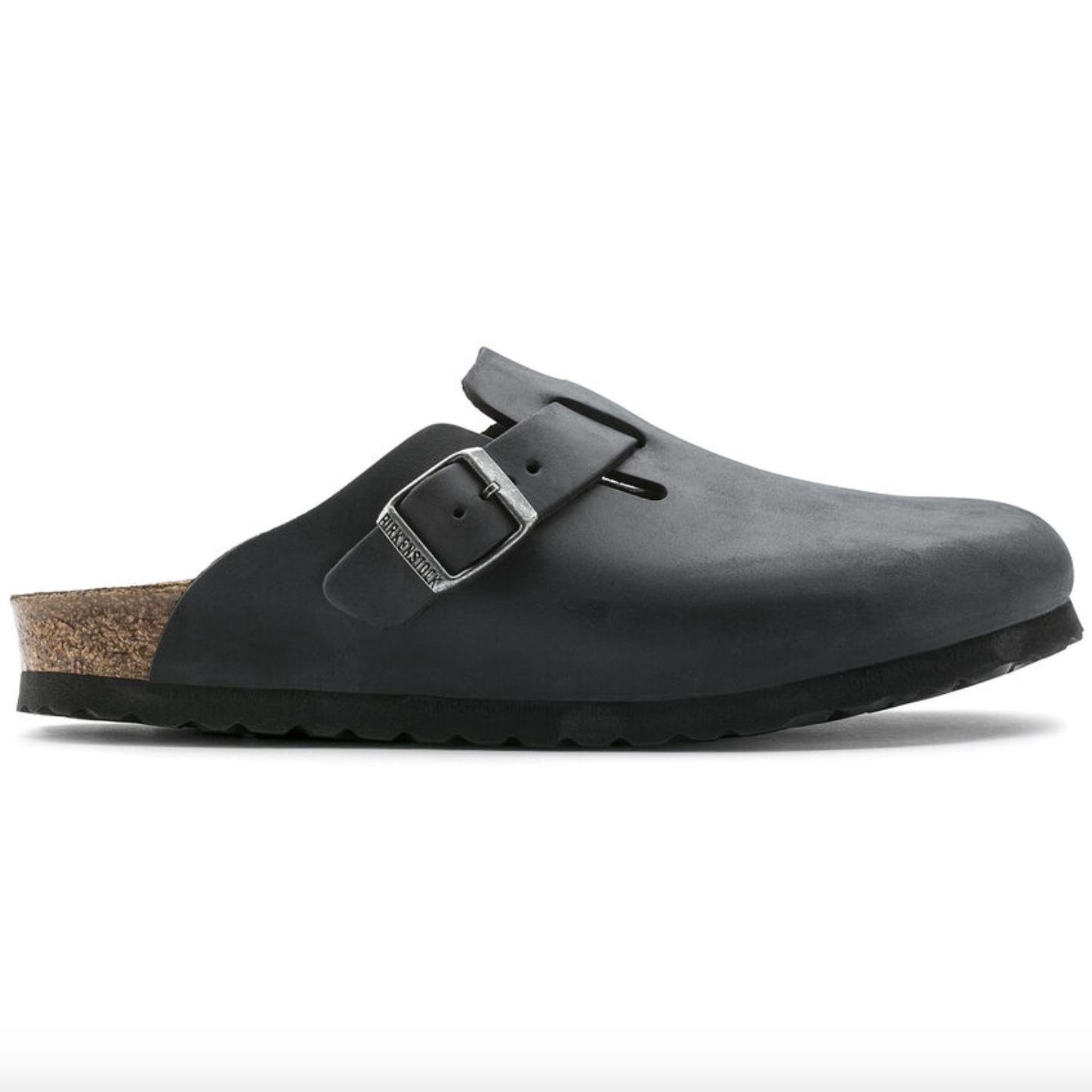 Birkenstock- Boston Oiled Leather Black