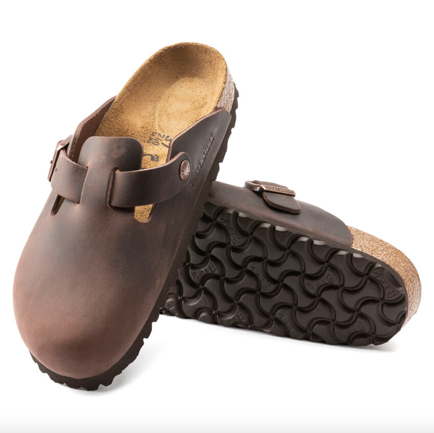 Birkenstock- Boston Oiled Leather Habana