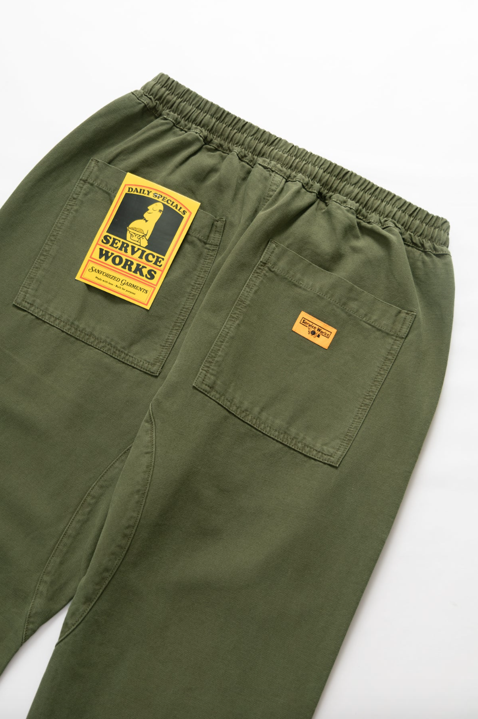 Service Works - Canvas Chef Pant in Olive