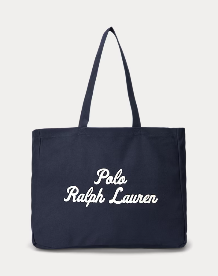 Polo Ralph Lauren - Embroidered Canvas Tote in Navy