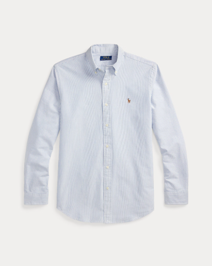 Polo Ralph Lauren - Striped Oxford Sport Shirt in Blue Classic Fit