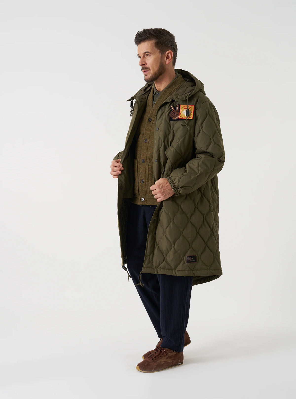 Universal Works - Down Mod Parka in Dark Olive