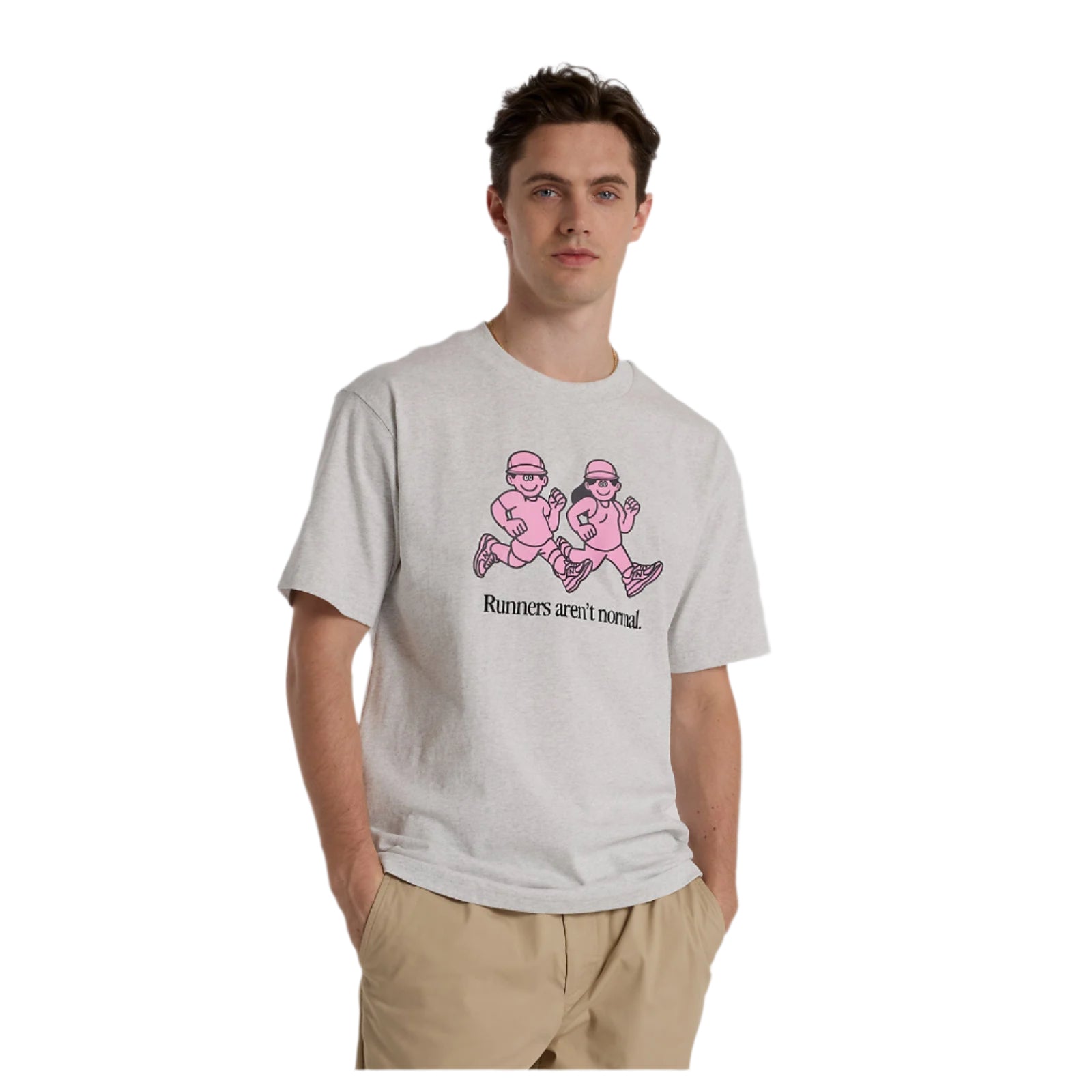 New Balance X Face - Oka Runners Tee ~ Ash Grey