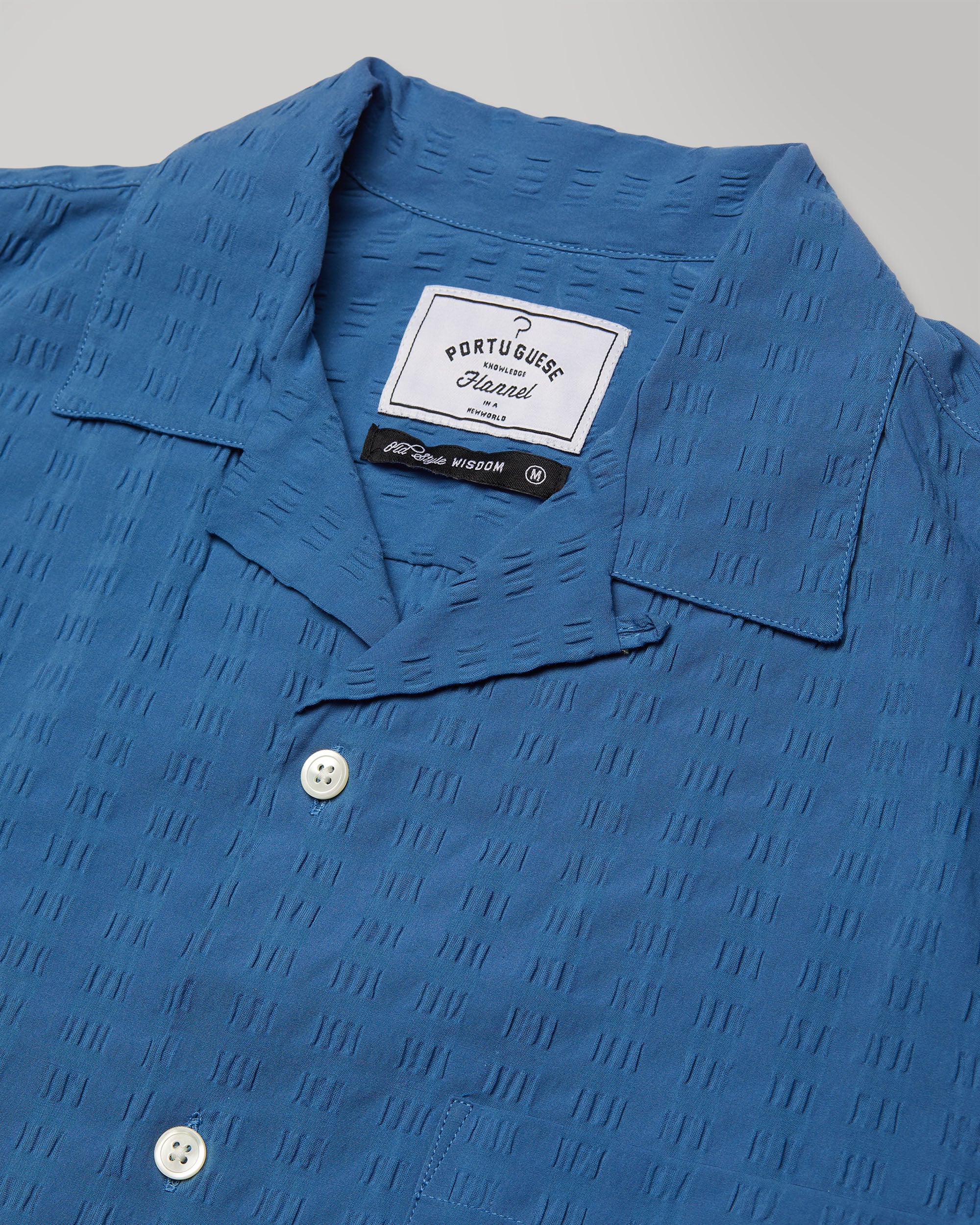 Portuguese Flannel- Big Square Seersucker
