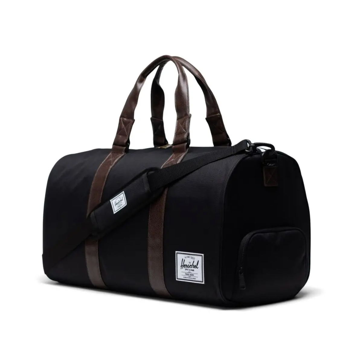 Herschel- Novel 600D Black/ Chicory Coffee