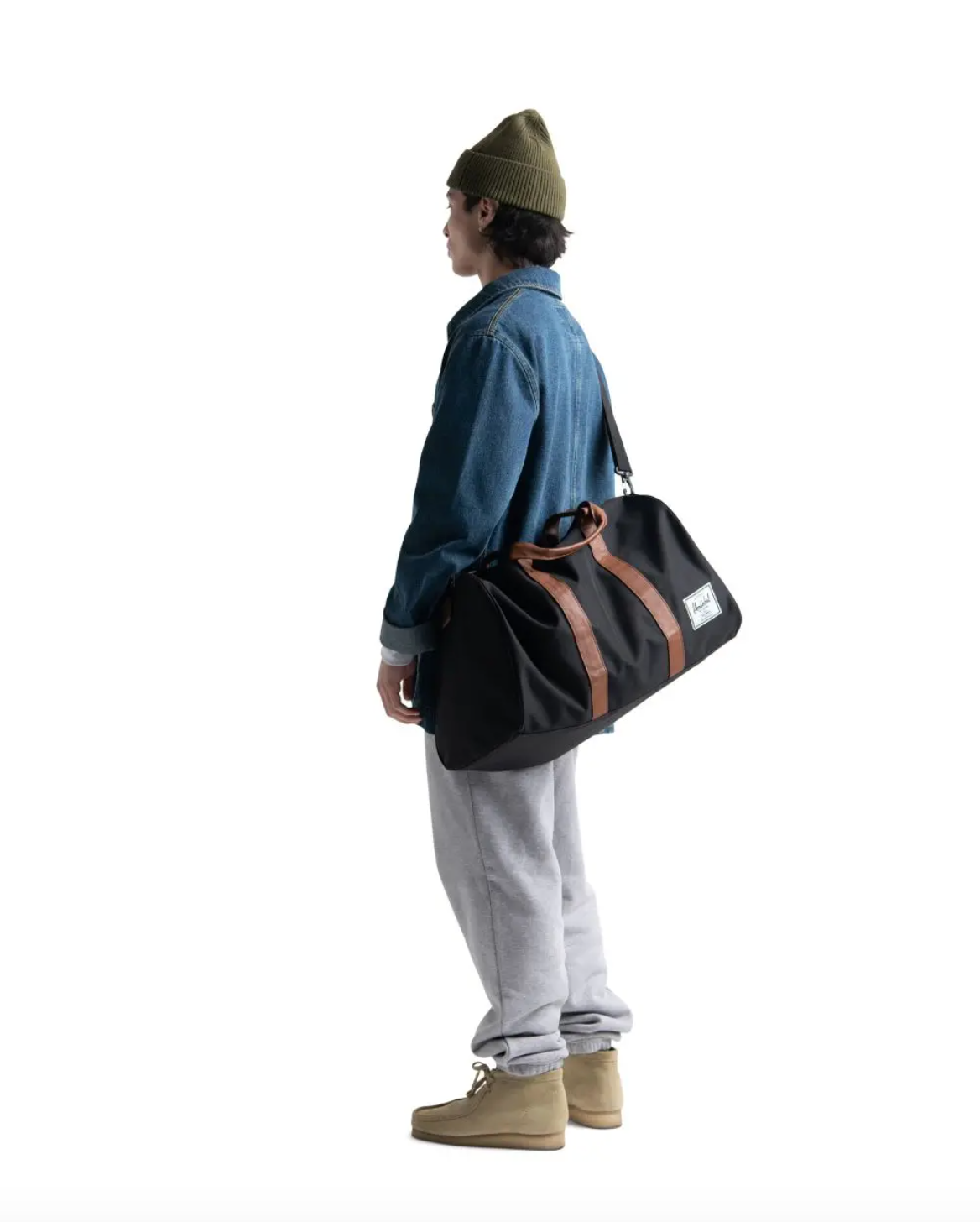 Herschel- Novel Duffle Bag Black/Chicory Coffee